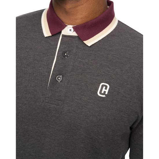 Crosshatch - "Chimlacks" Poloshirt für Herren (Schwarz) - Image 3