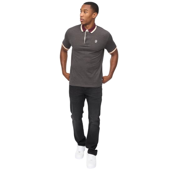 Crosshatch - "Chimlacks" Poloshirt für Herren (Schwarz) - Image 4