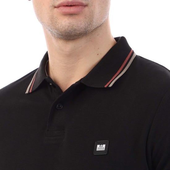 Weekend Offender - "Vancouver" Poloshirt für Herren (Schwarz) - Image 3