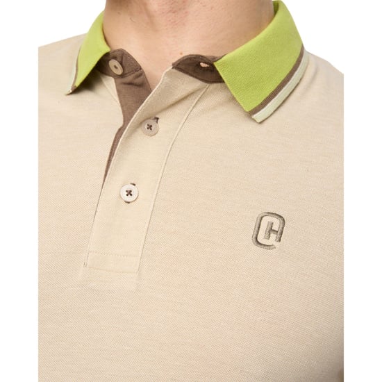 Crosshatch - "Mettormoore" Poloshirt für Herren (Naturweiß) - Image 3