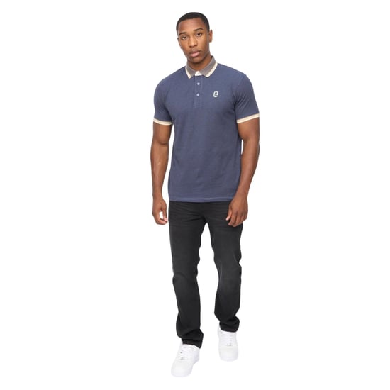 Crosshatch - "Chimlacks" Poloshirt für Herren (Jeansblau) - Image 3