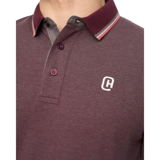 Crosshatch - "Mettormoore" Poloshirt für Herren (Trauben-Lila) - Image 3