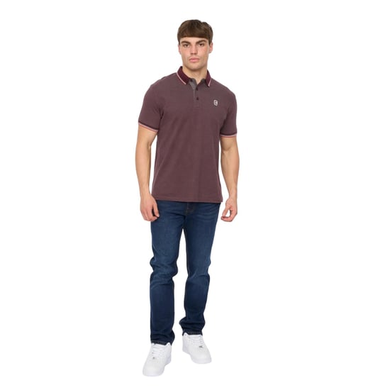 Crosshatch - "Mettormoore" Poloshirt für Herren (Trauben-Lila) - Image 4
