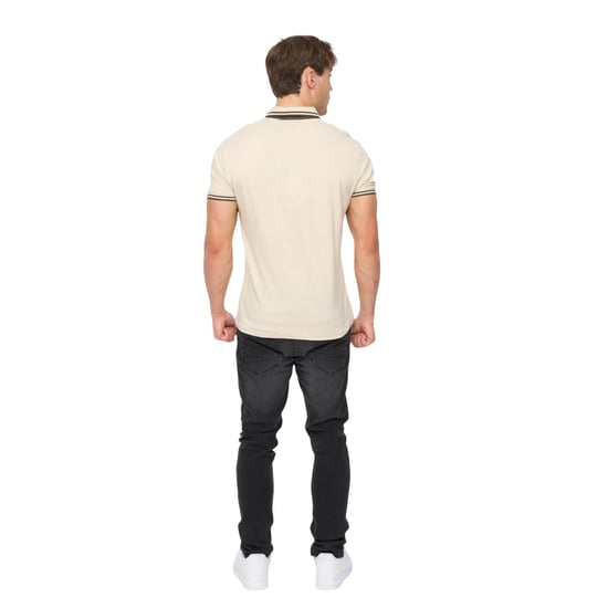 Crosshatch - "Mackerby" Poloshirt für Herren (Naturweiß) - Image 2