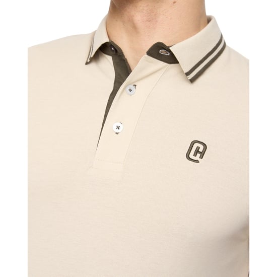 Crosshatch - "Mackerby" Poloshirt für Herren (Naturweiß) - Image 3