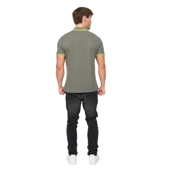 Crosshatch - "Mackerby" Poloshirt für Herren (Oliv) - Image 2