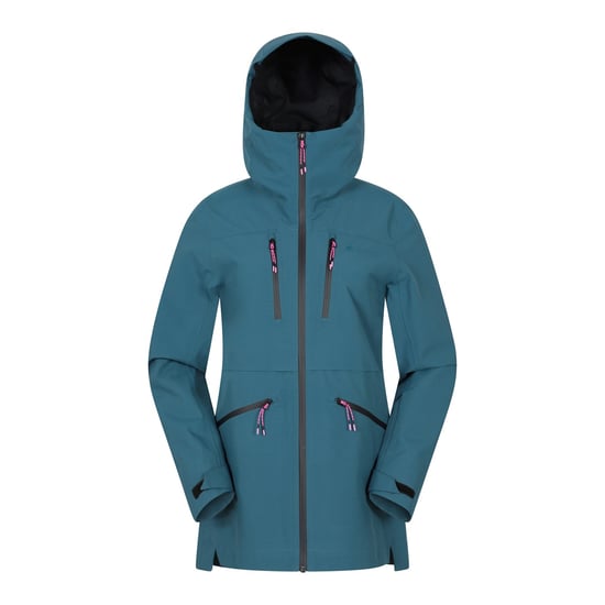 Mountain Warehouse - "Tempest" Skijacke für Damen, 3 Lagen, Wasserfest (Petrol) - Image 1