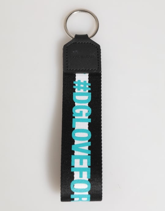 Mehrfarbiger Logo-Polyester-Messing-Halter Schlüsselanhänger Schlüsselring - Image 4