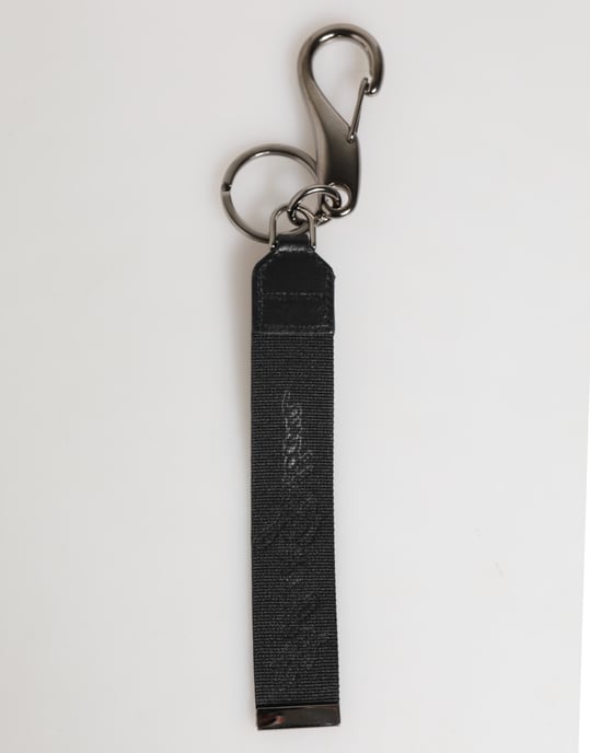 Schwarze Weiße Polyester DG Logo Silber Herren Schlüsselanhänger Schlüsselring - Image 5