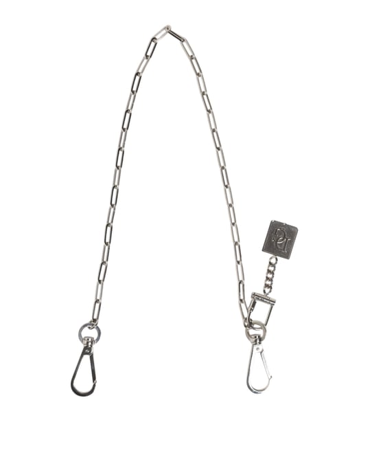 Silberfarbener Metallkette DG Charm Gürtel Schlüsselanhänger - Image 4