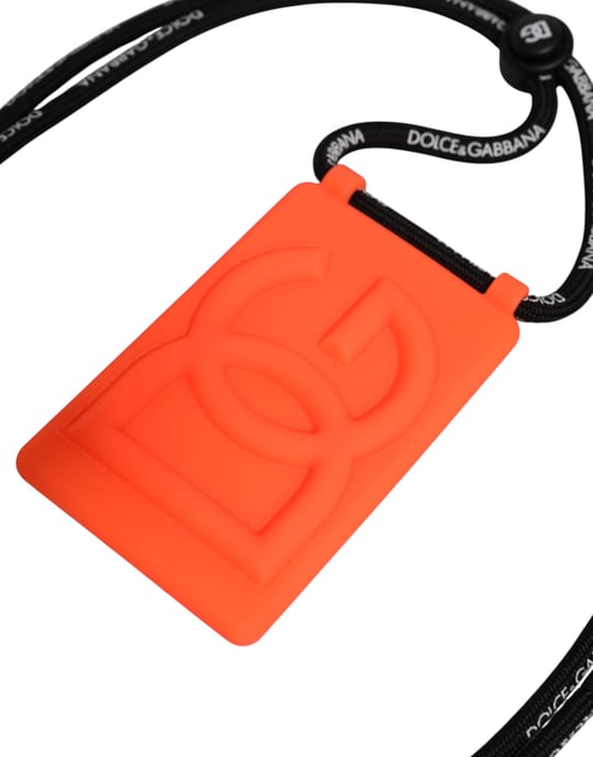Halter Neonorange Gummi DG Prägeverstellbares Namensschild - Image 2