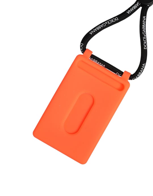 Halter Neonorange Gummi DG Prägeverstellbares Namensschild - Image 3