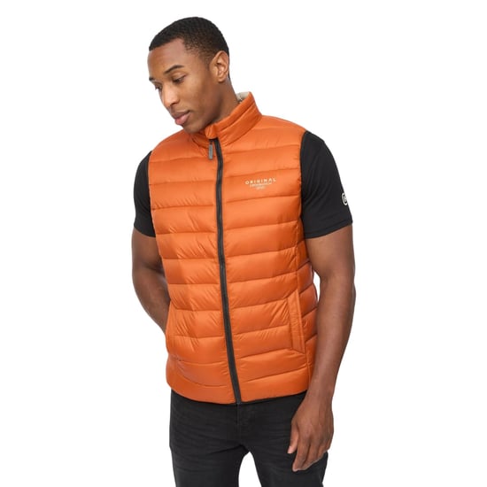 Crosshatch - "Gattering MVE" Weste für Herren, Gesteppt (Orange) - Image 4
