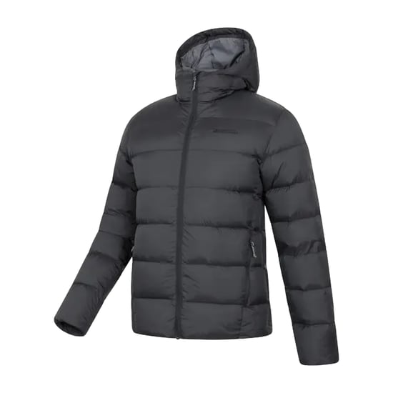 Mountain Warehouse - "Stratus" Kapuzenjacke für Herren, Packable, Daunen (Schwarz) - Image 3