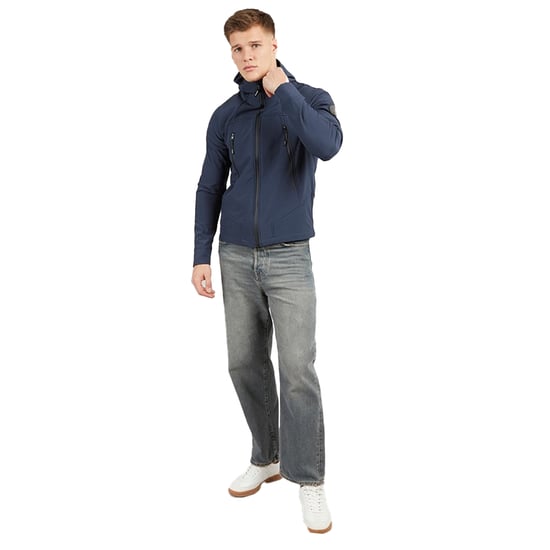 Henleys - "Expand" Softshelljacke für Herren (Marine) - Image 3