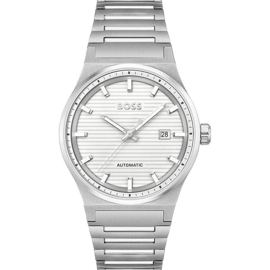 Graue Edelstahl-Armbanduhr - Image 1