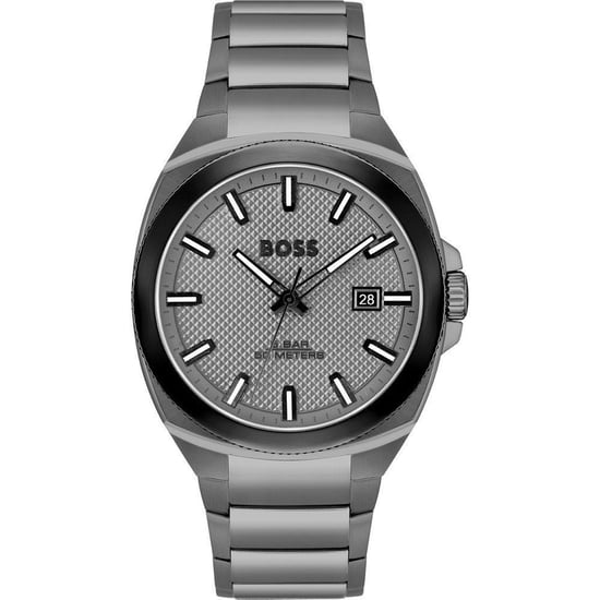 Graue Edelstahl-Armbanduhr - Image 1
