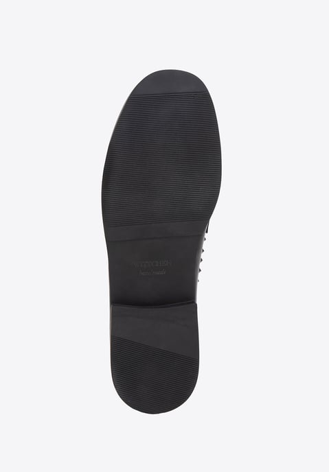 Wittchen Damen-Lederslipper mit Ziernieten, schwarzes Naturleder - Image 5