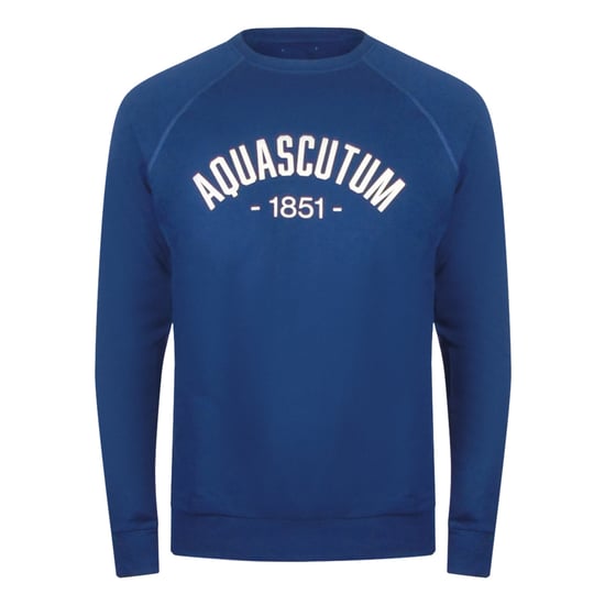 Aquascutum - Trainingsanzug-set „old School" Mit Rundhalsausschnitt, Marineblau - Image 2