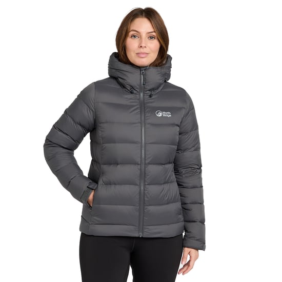 North Ridge Women's Tech Down II Insulated Puffer Jacket with Removable Adjustable Hood - Image 1