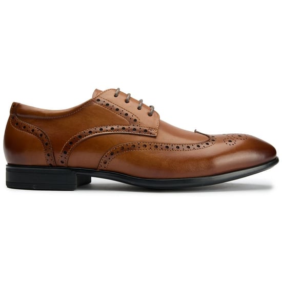 Sole Ldn Wide Fit Brogue Schuhe - Image 1