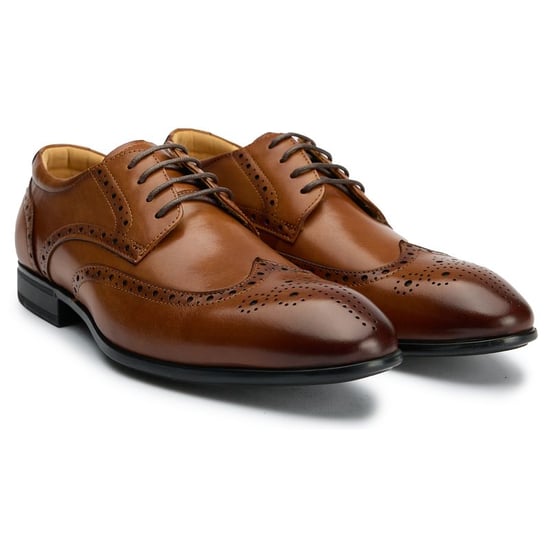 Sole Ldn Wide Fit Brogue Schuhe - Image 2