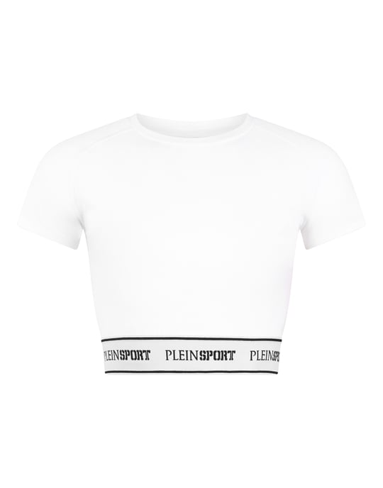 Fleece Cropped T-Shirt - Image 1