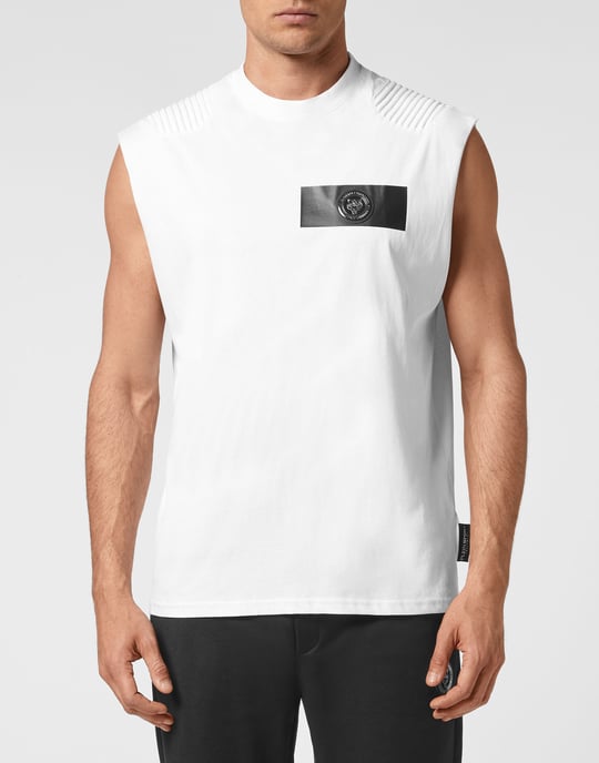 Plein Sport T-Shirt mit Rundhalsausschnitt - Weiß - Image 2