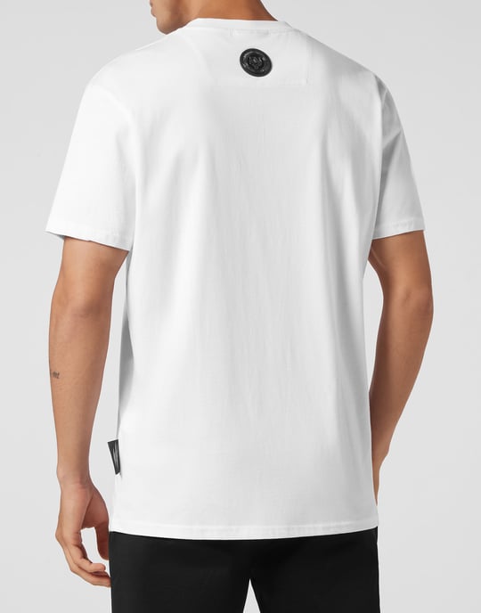 Plein Sport T-Shirt mit Rundhalsausschnitt und Tiger-Motiv - Weiß - Image 4