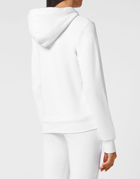 Plein Sport Hoodie mit Tiger-Motiv - Weiß - Image 3