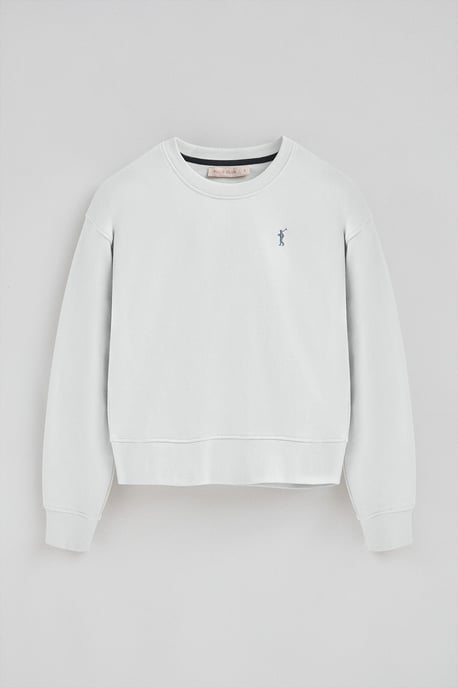 Sweatshirt eisblau im Boxy Fit mit Rigby Go-Logo - Image 5