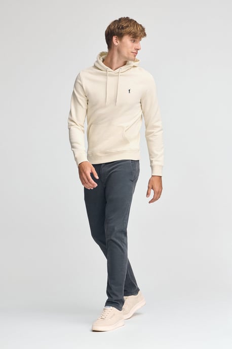 Sweatshirt ecru im Regular Fit mit Kapuze und Rigby Go-Logo - Image 2