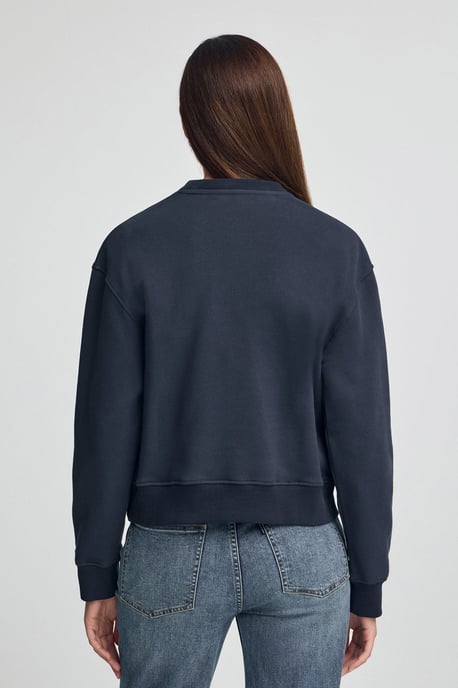 Sweatshirt marineblau im Boxy Fit Established 2012 Polo Club - Image 5