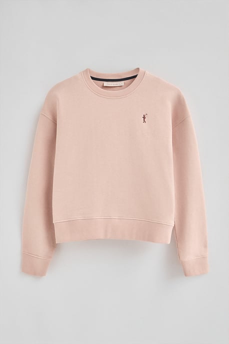 Sweatshirt blassrosa im Boxy Fit mit Rigby Go-Logo - Image 5