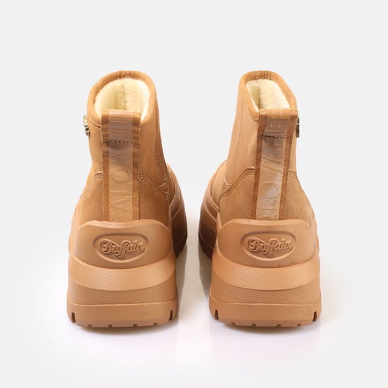 Buffalo Olympia Pull On LO Warm Damen Braune Stiefel - Image 5