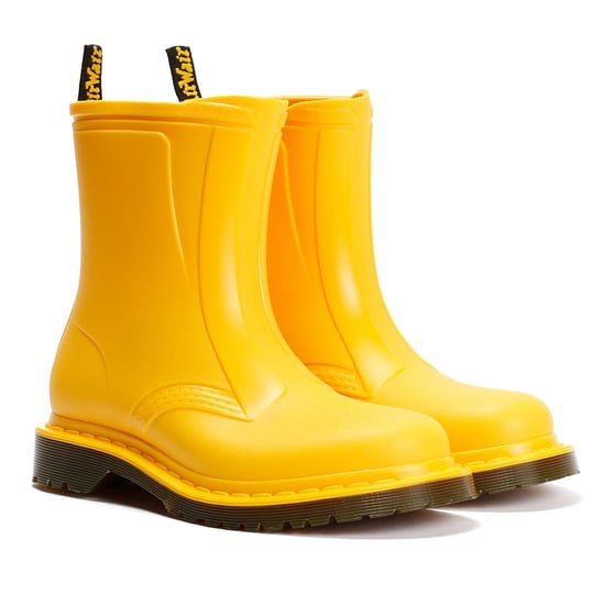 Dr. Martens 1460 Rain Pull On Damen Gelbe Gummistiefel - Image 1