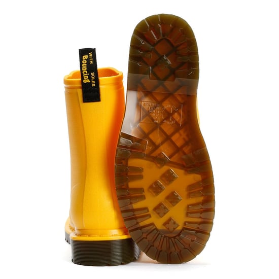Dr. Martens 1460 Rain Pull On Damen Gelbe Gummistiefel - Image 4