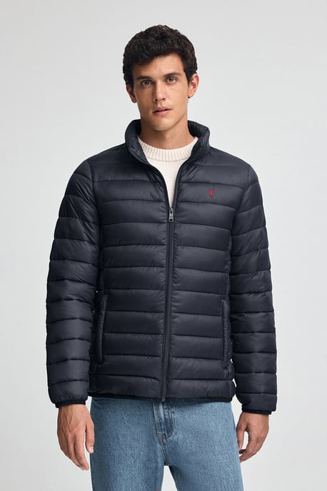 Jacke Chuck Embroidery marineblau mit Rigby Go-Logo - Image 1