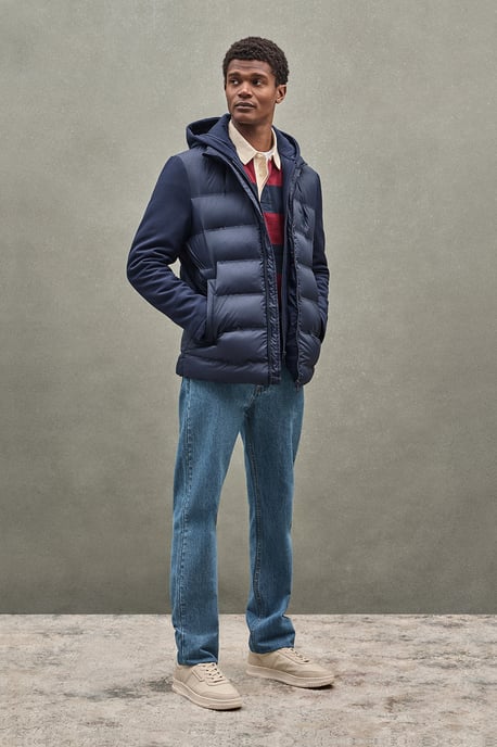 Jacke Cenit marineblau mit Polo Club Logo - Image 5