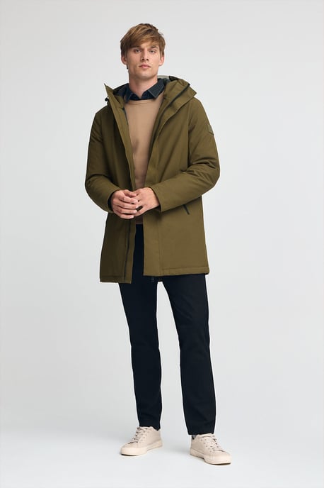 Jacke Voguel khaki dunkel mit Polo Club-Logo - Image 4