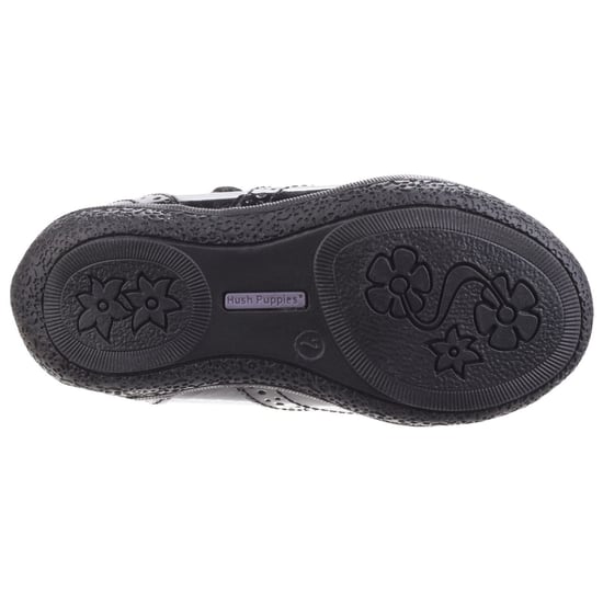 Hush Puppies Rina Junior Patent Mädchenschuhe Aus Schwarzem Lackleder - Image 4
