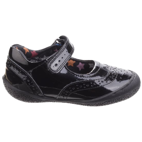 Hush Puppies Rina Junior Patent Mädchenschuhe Aus Schwarzem Lackleder - Image 5