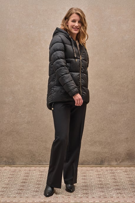 Jacke Ingrid schwarz mit Polo Club-Logo - Image 4