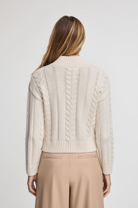Grobstrick-Pullover Serena ecru - Image 5