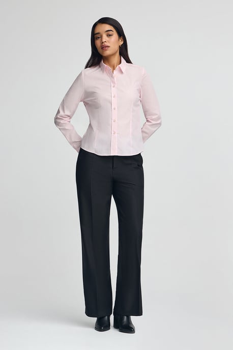 Hemd rosa im Slim Fit mit Rigby Go-Logo - Image 3