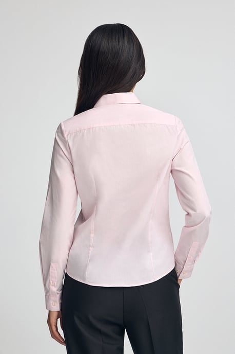 Hemd rosa im Slim Fit mit Rigby Go-Logo - Image 4