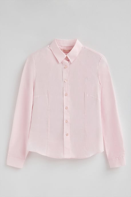 Hemd rosa im Slim Fit mit Rigby Go-Logo - Image 5