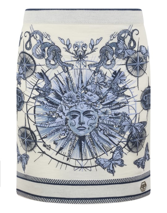 Knitted Mini Skirt Butterfly Tattoo - Image 1