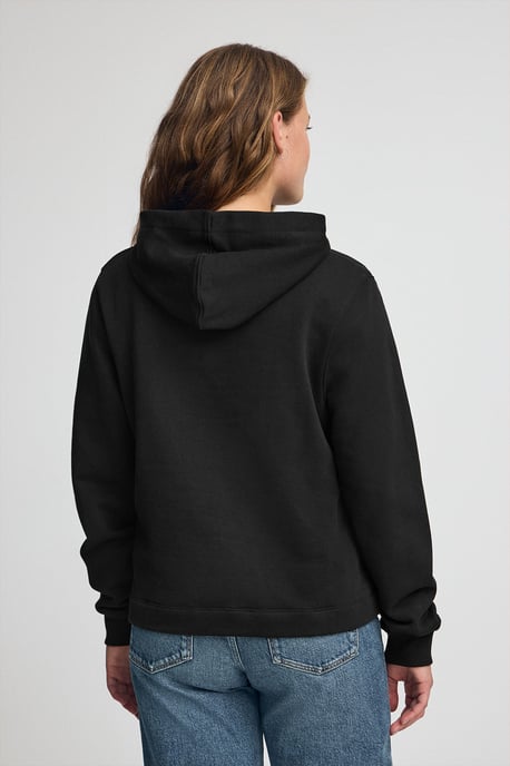 Sweatshirt schwarz mit Kapuze und Rigby Go-Logo - Image 4
