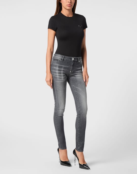 Philipp Plein Jeggings - Grau - Image 3